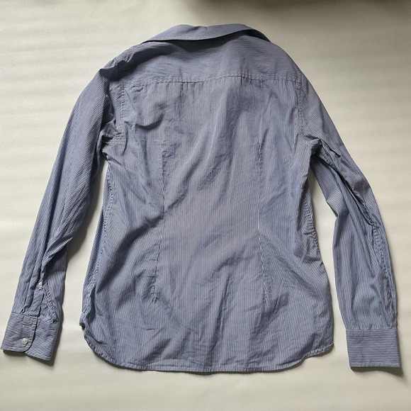 Gap - Fitted Button Up Stripped Shirt, Size Medium - Picture 1 of 6